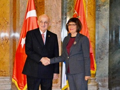 23 October 2017 The Speaker of the National Assembly of the Republic of Serbia and the Speaker of the Turkish Grand National Assembly